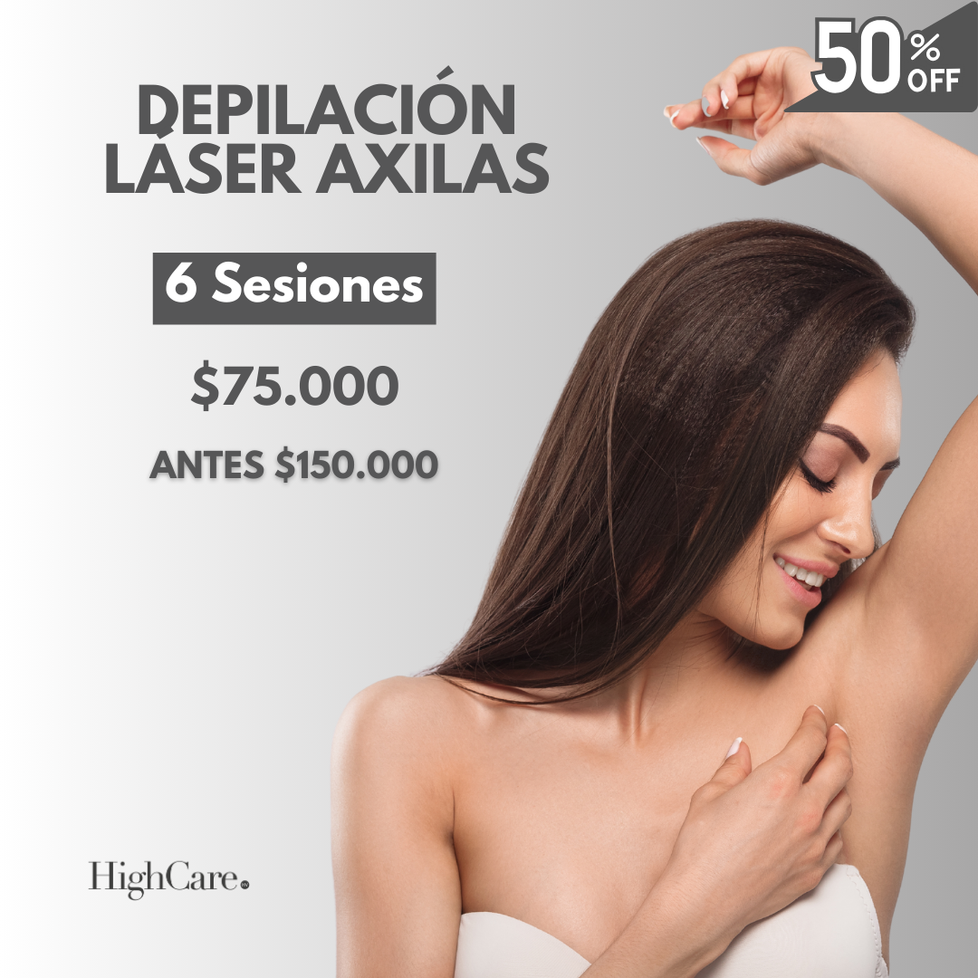 Depilación Láser Axilas (6 sesiones)