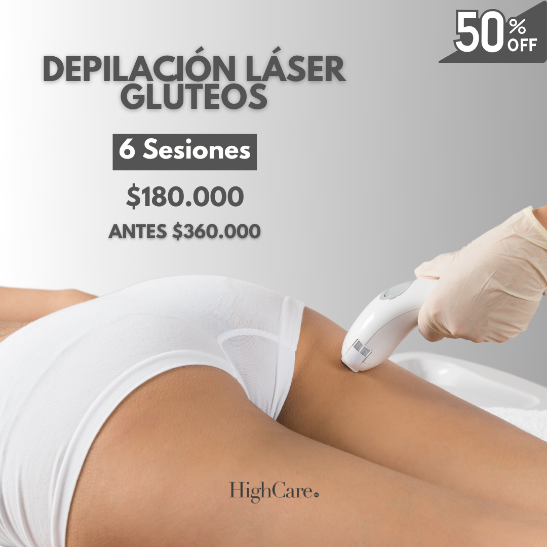 Depilación láser glùteos