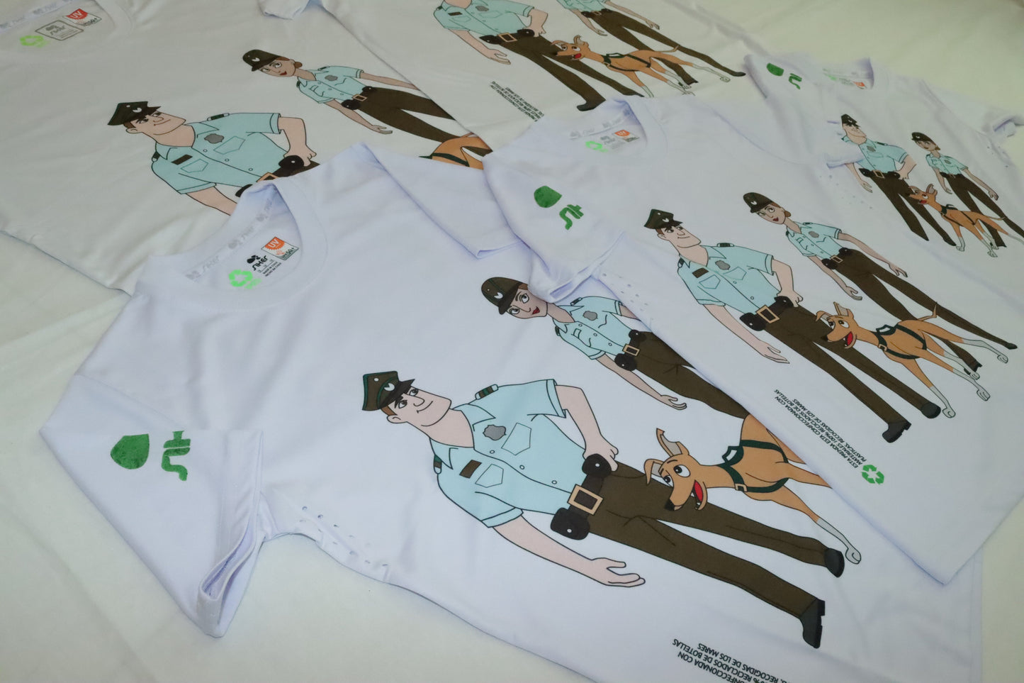 Poleras Solidarias de la Serie Animada Carabineros