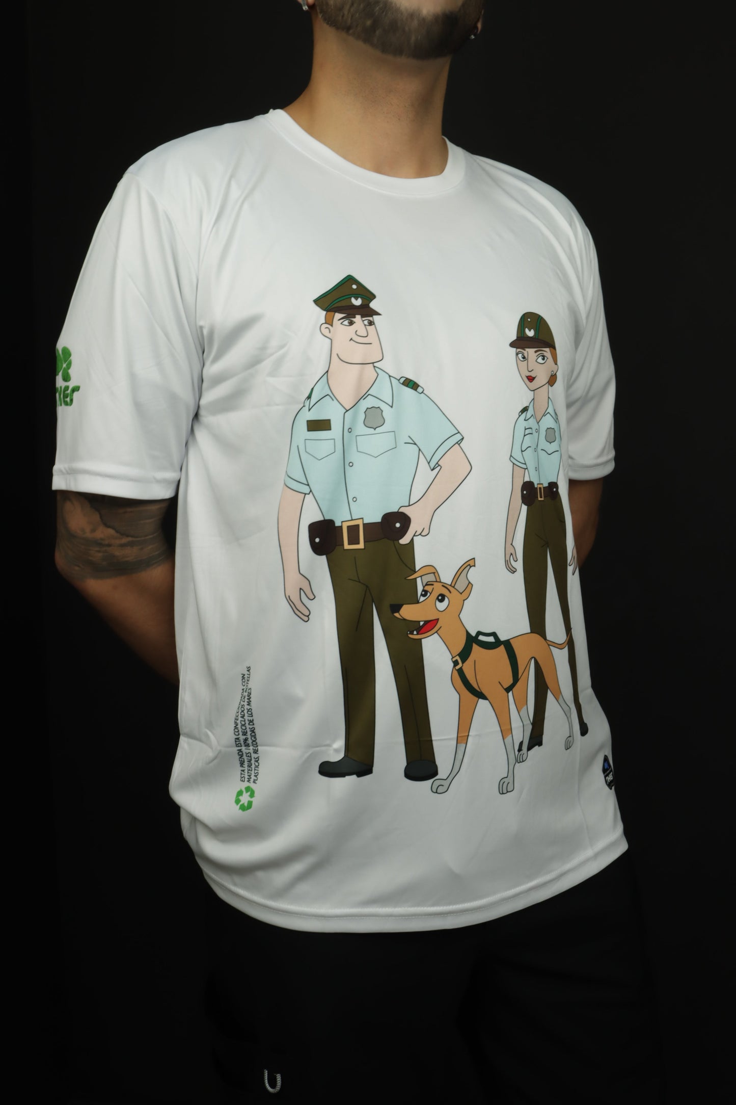 Poleras Solidarias de la Serie Animada Carabineros