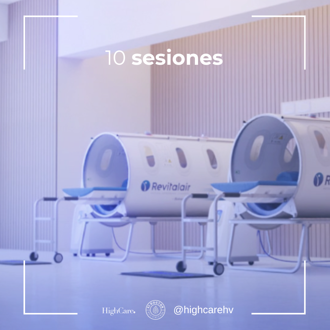 Cámara hiperbárica 10 sesiones