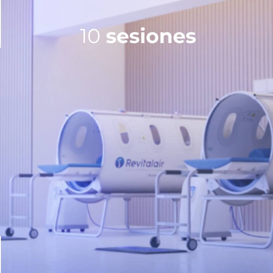 Cámara hiperbárica 10 sesiones