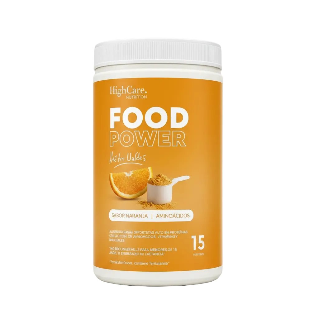 Food Power Aminoácidos Sabor Naranja